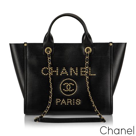 chanel deauville tote small leather|chanel deauville tote price.